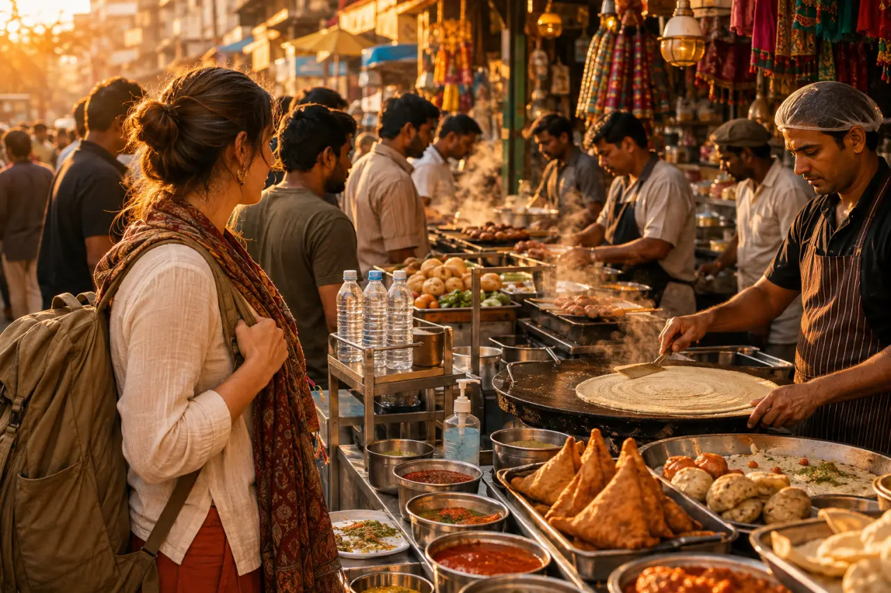 Street food indienne : repérer les bons stands, choisir les plats et manger sans imprudence