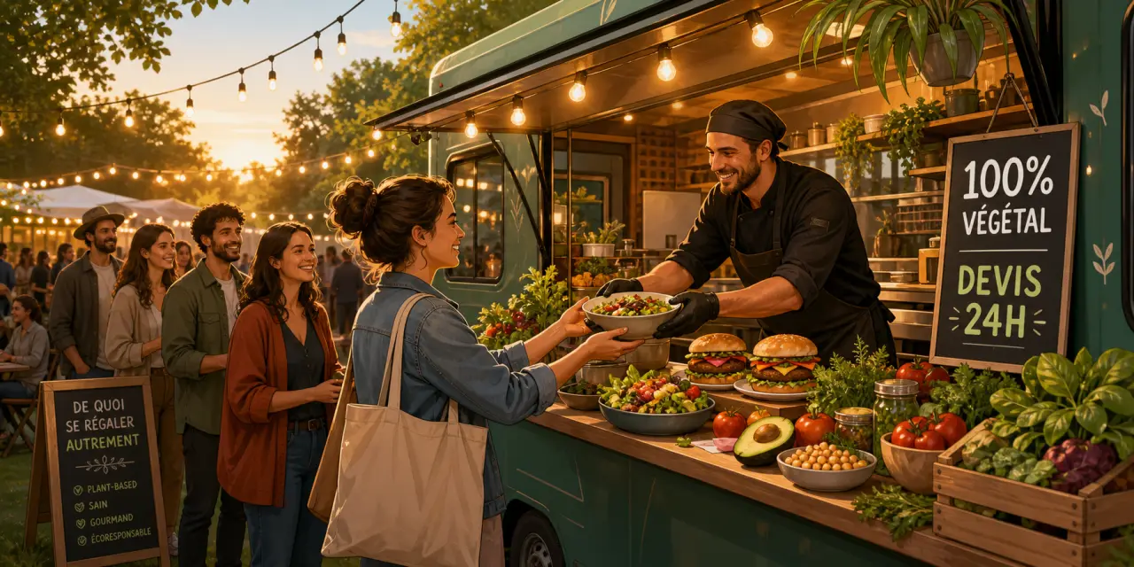 Devis sous 24H et cuisine 100 % végétale : choisir un vegan truck pour un événement