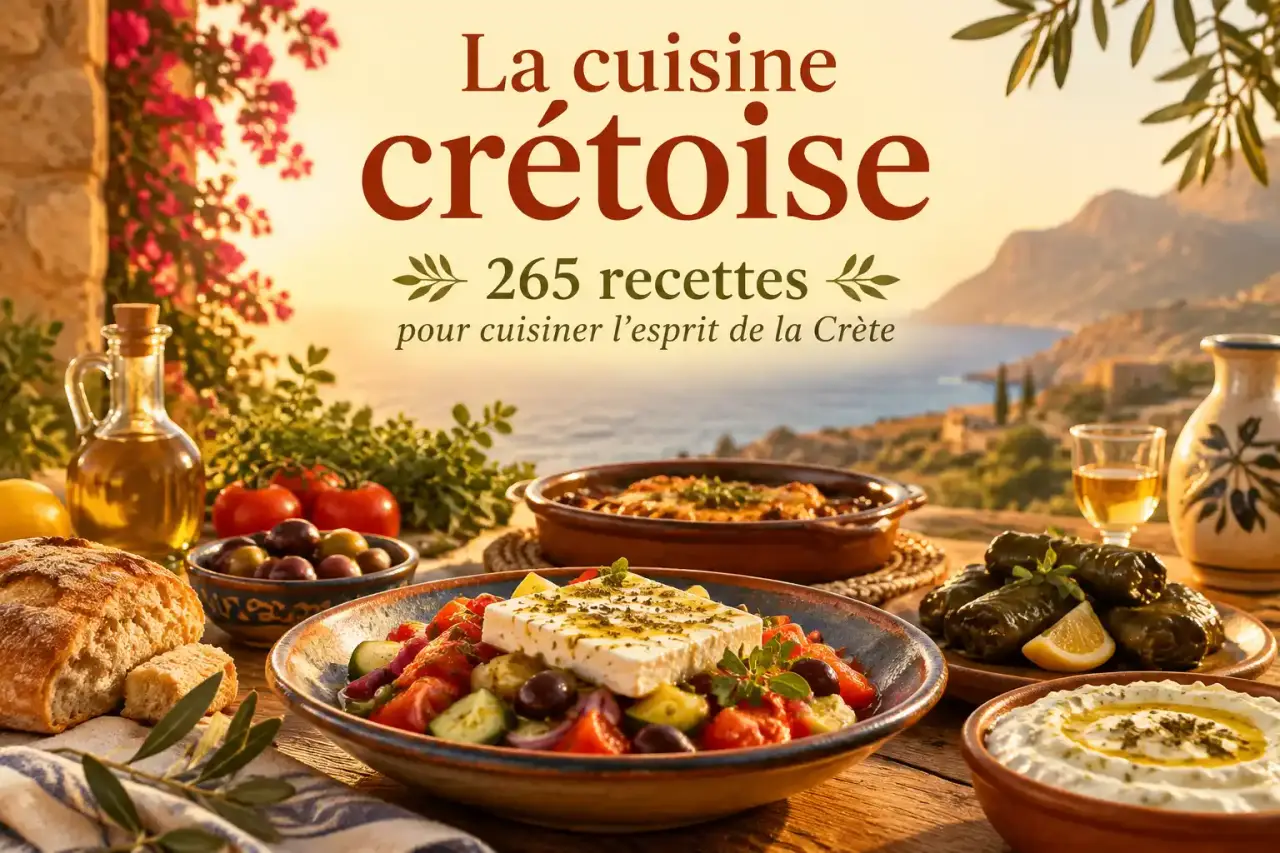 La cuisine crétoise, 265 recettes pour cuisiner l’esprit de la Crète