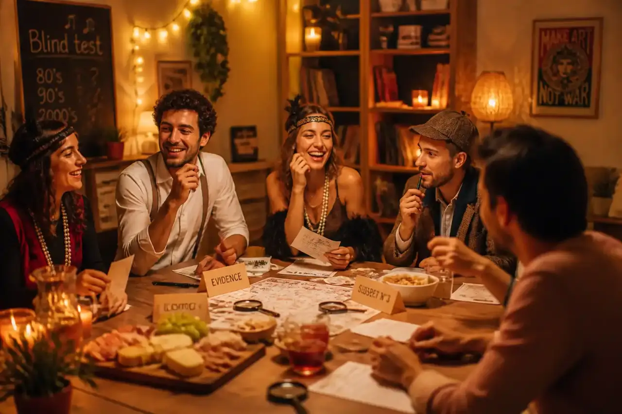 Blind test, jeux de société ou murder party : quelles idées pour une soirée entre amis ?
