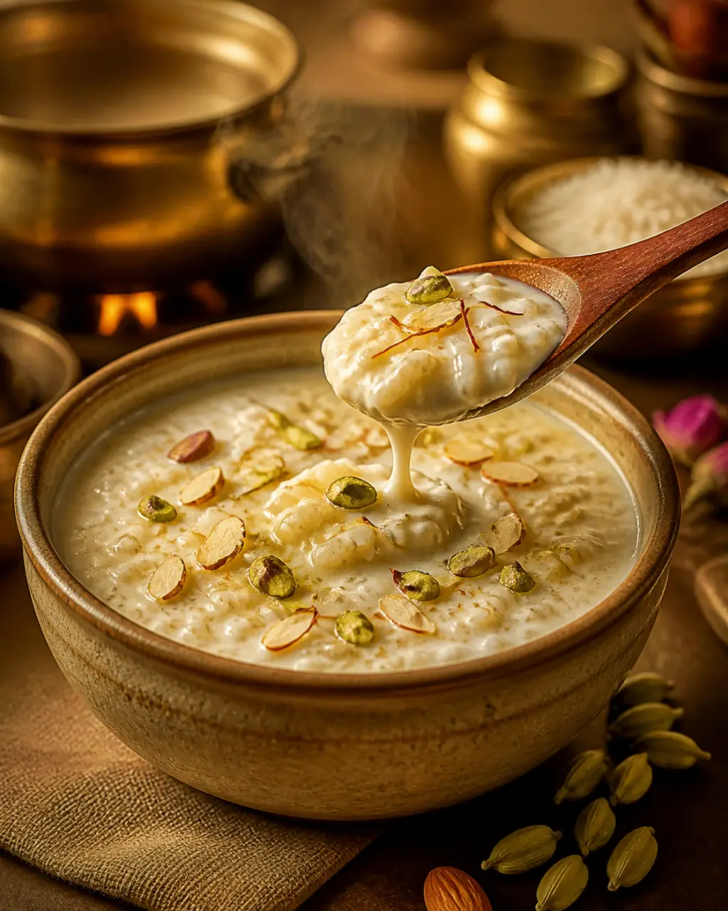 Kheer crémeux ou trop épais ? Riz, cardamome et feu doux pour le réussir