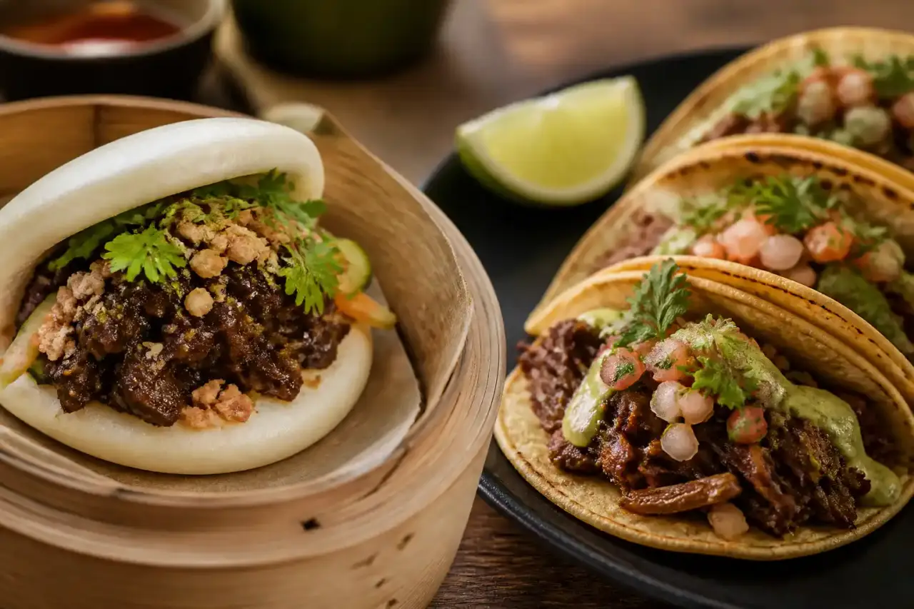 Bao local et tacos de joue de bœuf, duel de street food gastronomique